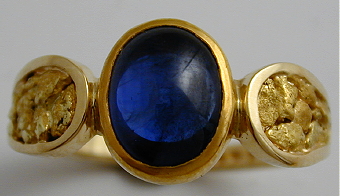 WR 25 with 3.32c Sapphire Cabochon